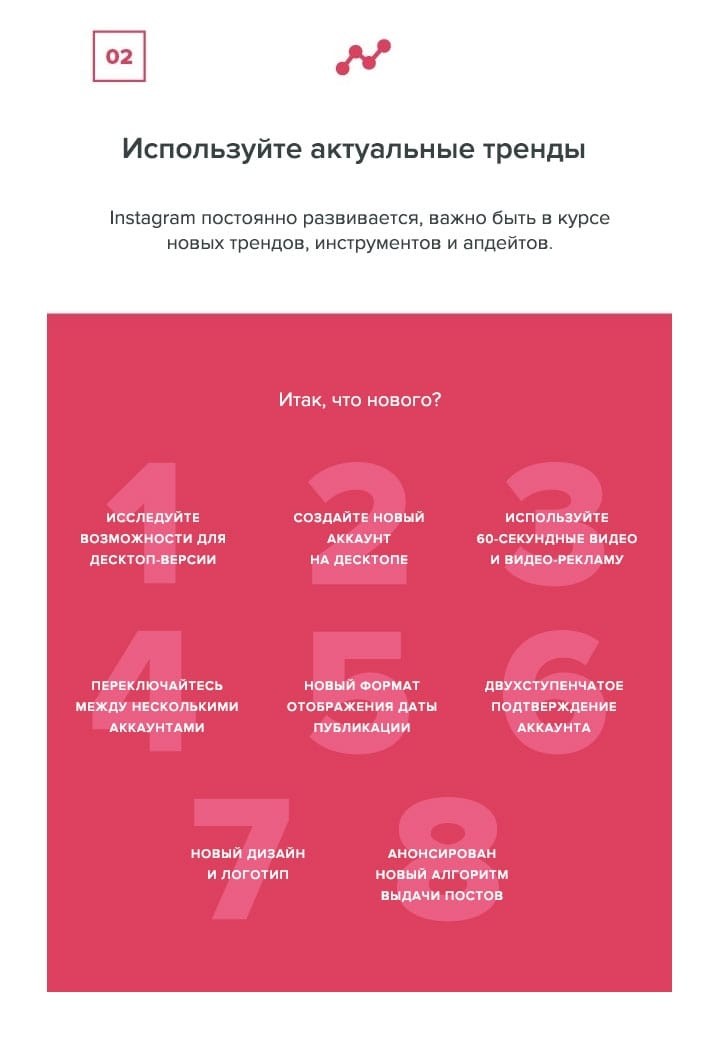 7 лучших практик Instagram для формирования вашей аудитории. Инфографика