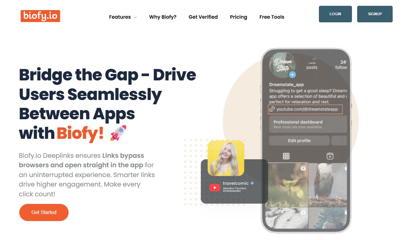 сервис мультиссылок Biofy.io