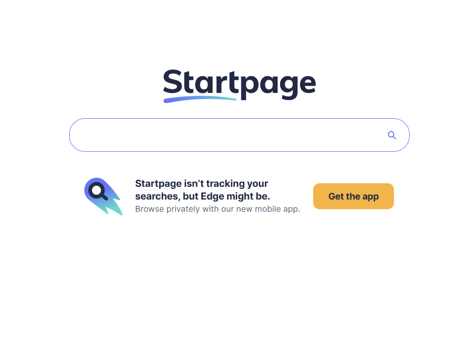 стартовая страница приватного поисковика StartPage