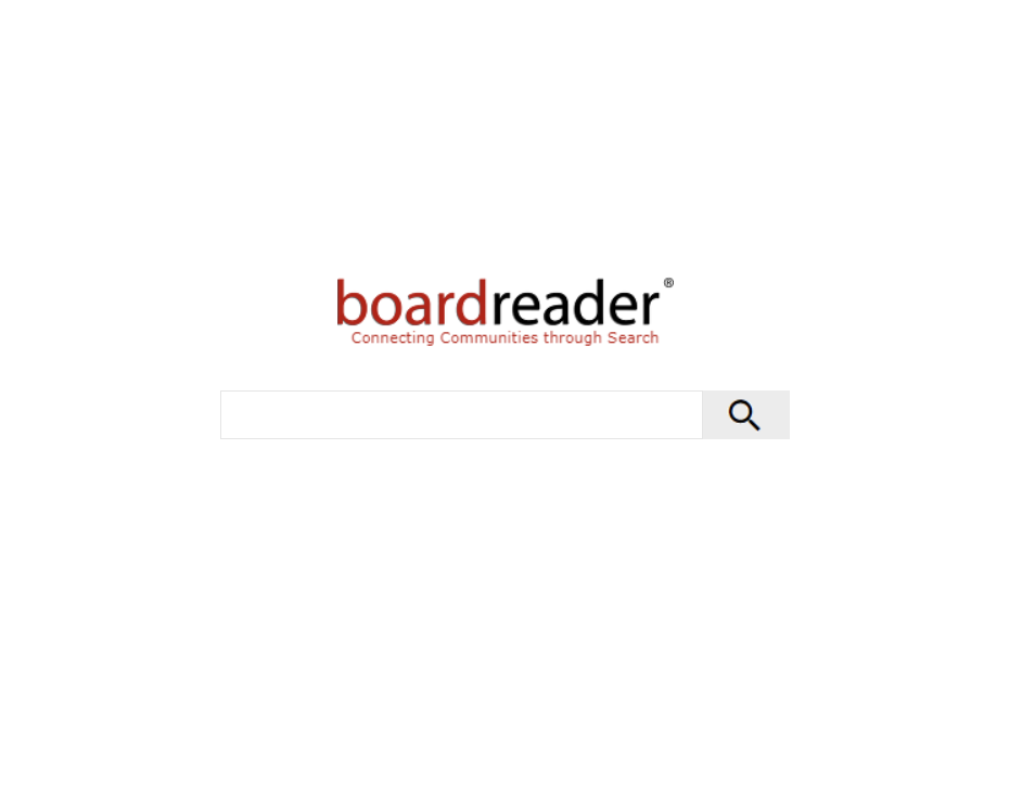 стартовая страница поисковика BoardReader