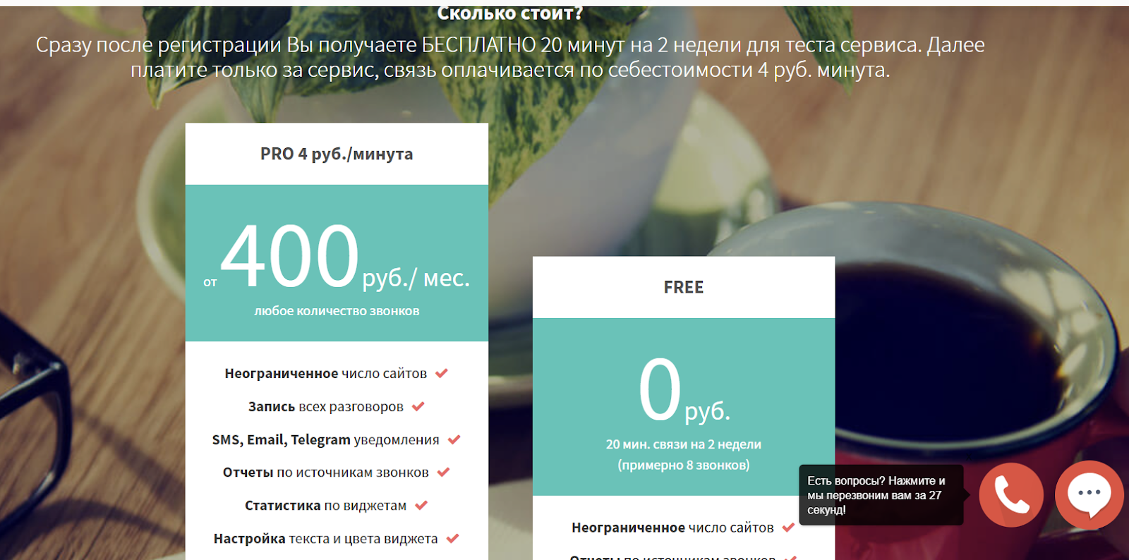 тарифы LeadBack