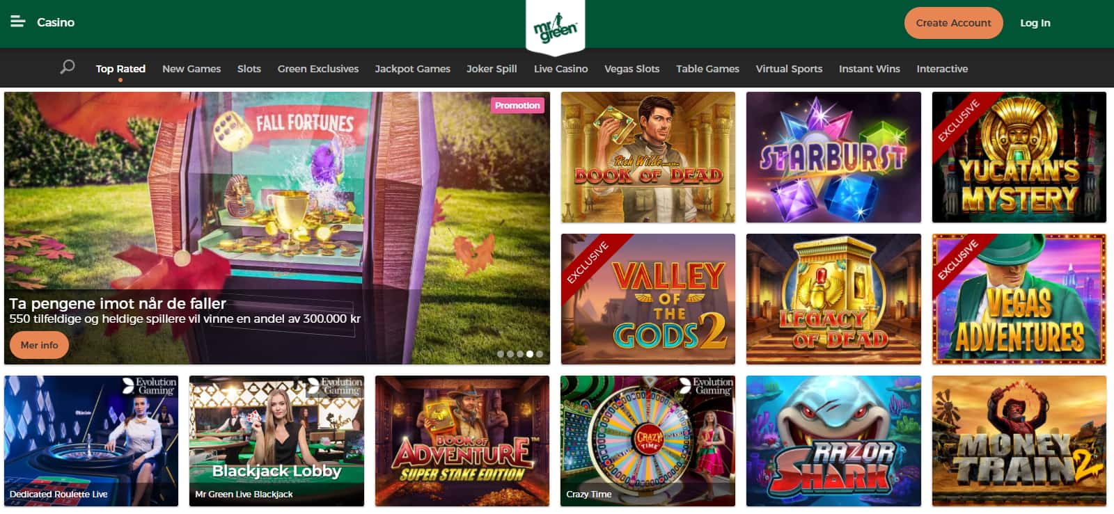 Mr Green Casino