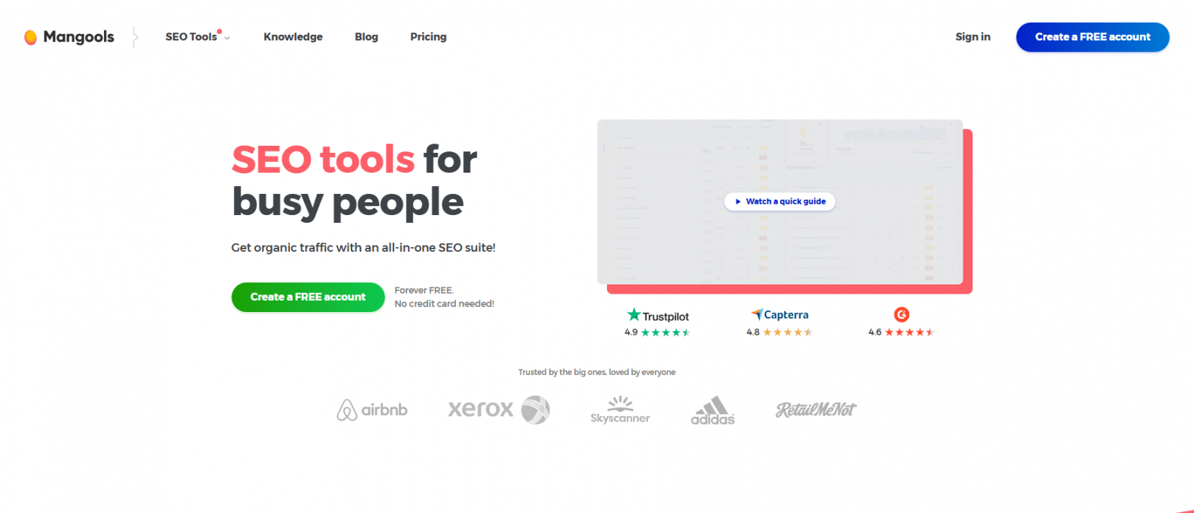 Mangools SEO-инструмент