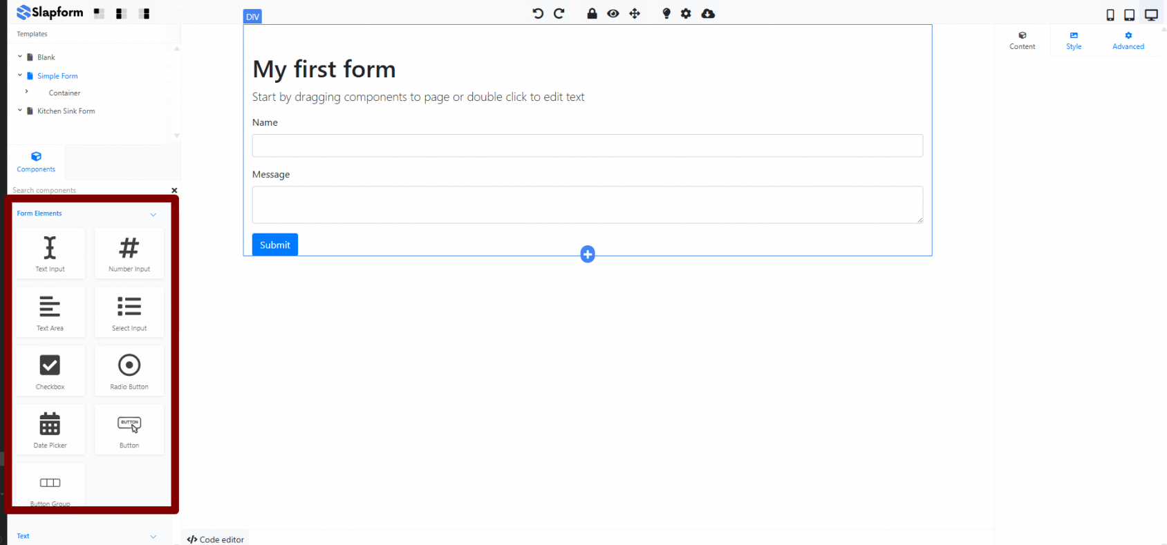 Form Elements