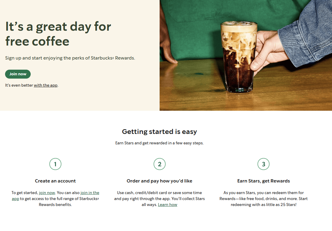 Программа лояльности Starbucks Rewards