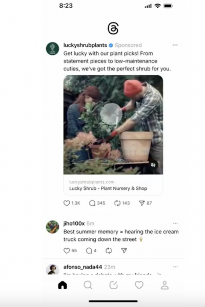 Видеореклама в Threads