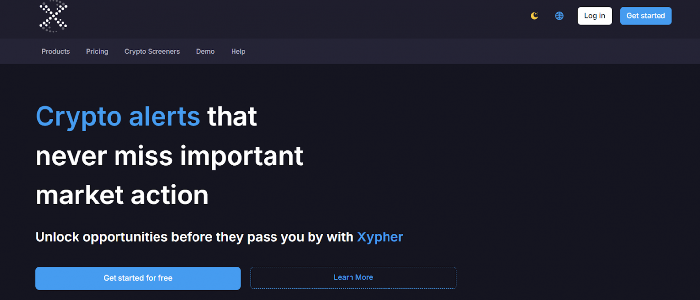 главная страница сайта Xypher